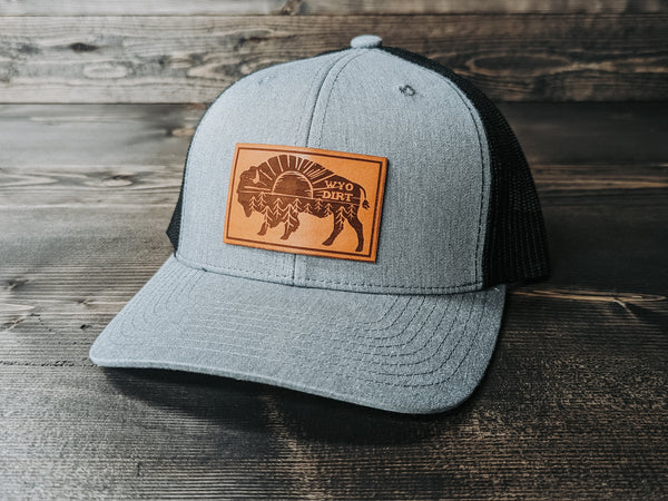 Pattern Tackle Logo Hat, Wood Logo