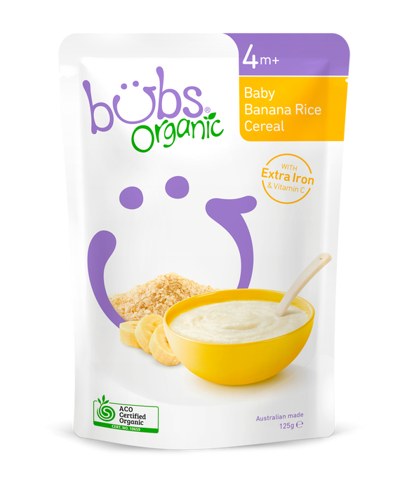 bubs organic rice cereal