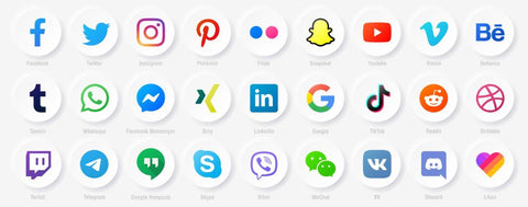 Social media icons