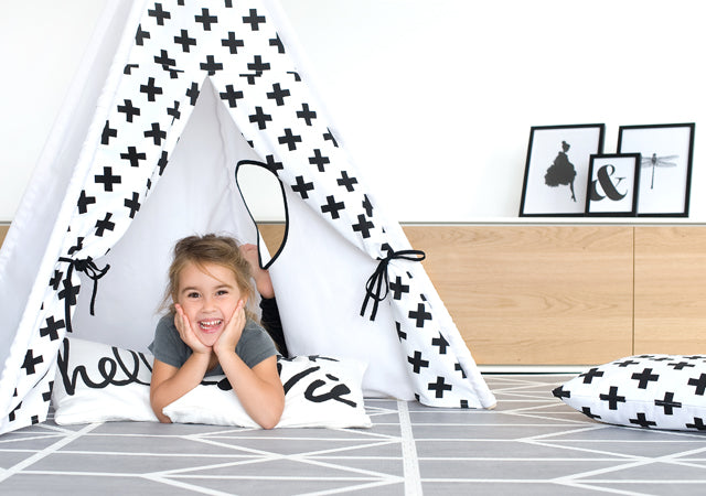 Soft foam baby playmat from Toddlekind in Nordic Pebble