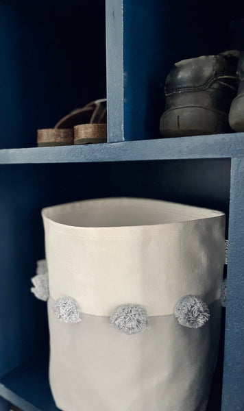 Toddlekind Petit panier de rangement en coton biologique Stone Cubby hole