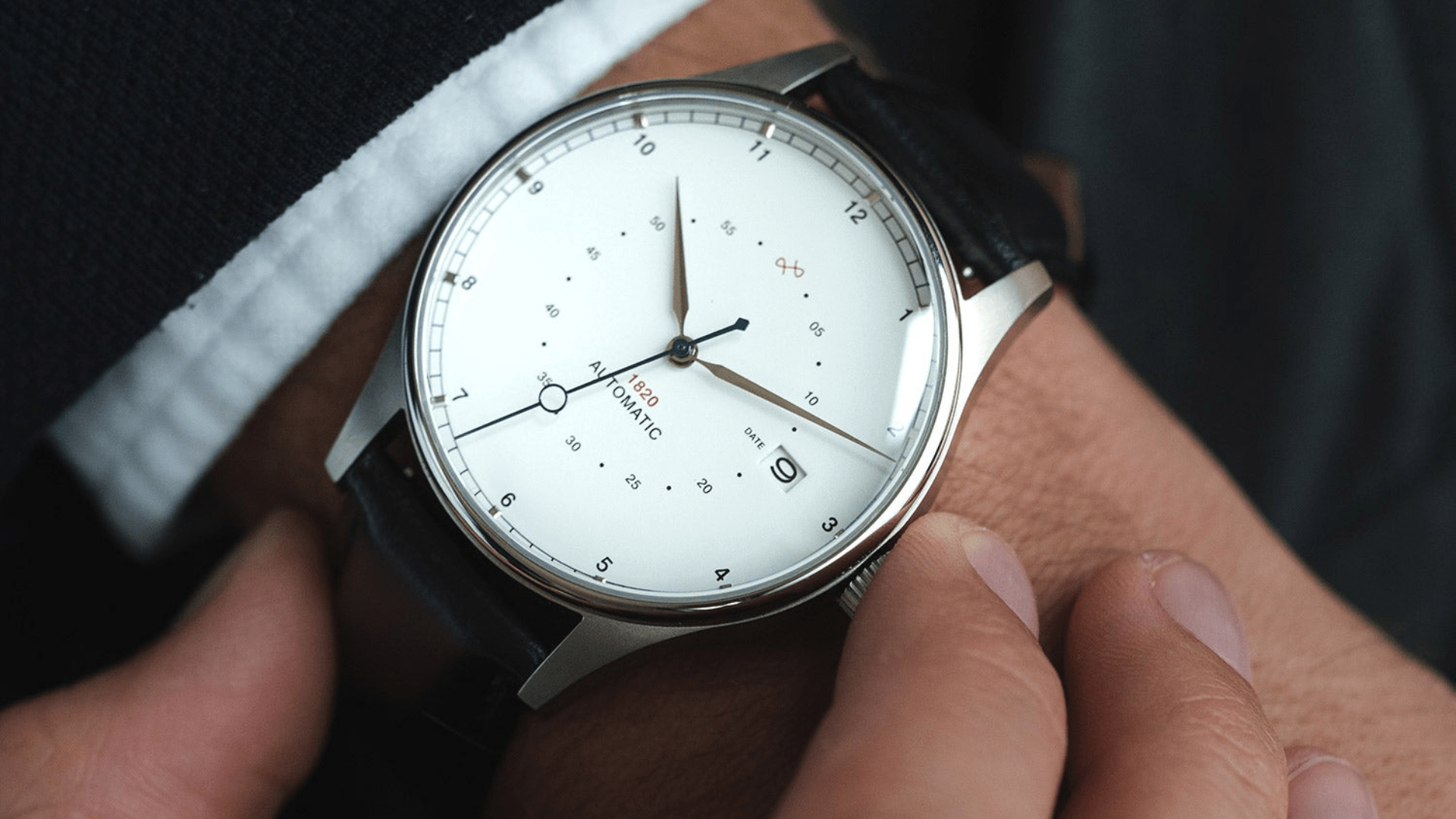 1820 Automatic, Steel / White