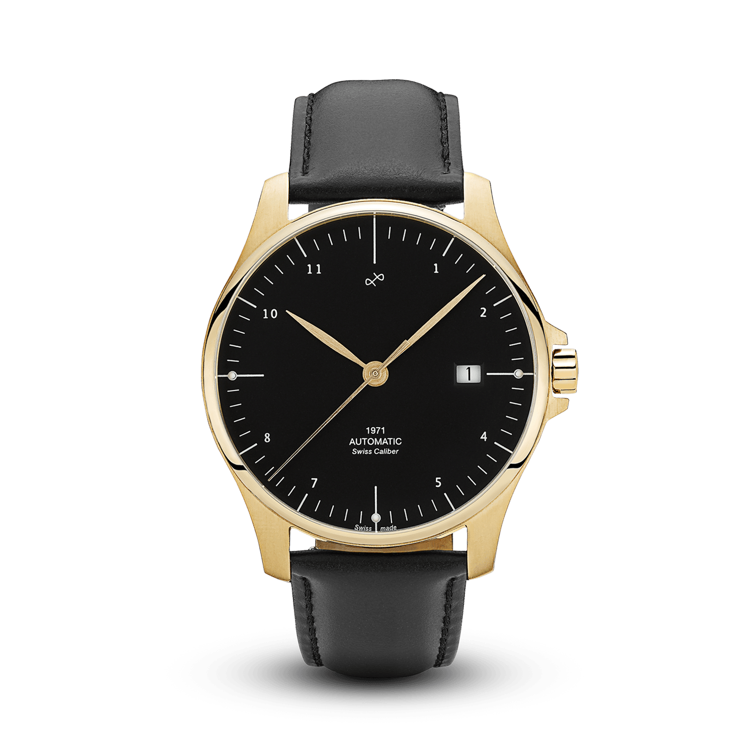 Billede af About Vintage 1971 Automatic, Gold / Black - Swiss Made Automatic