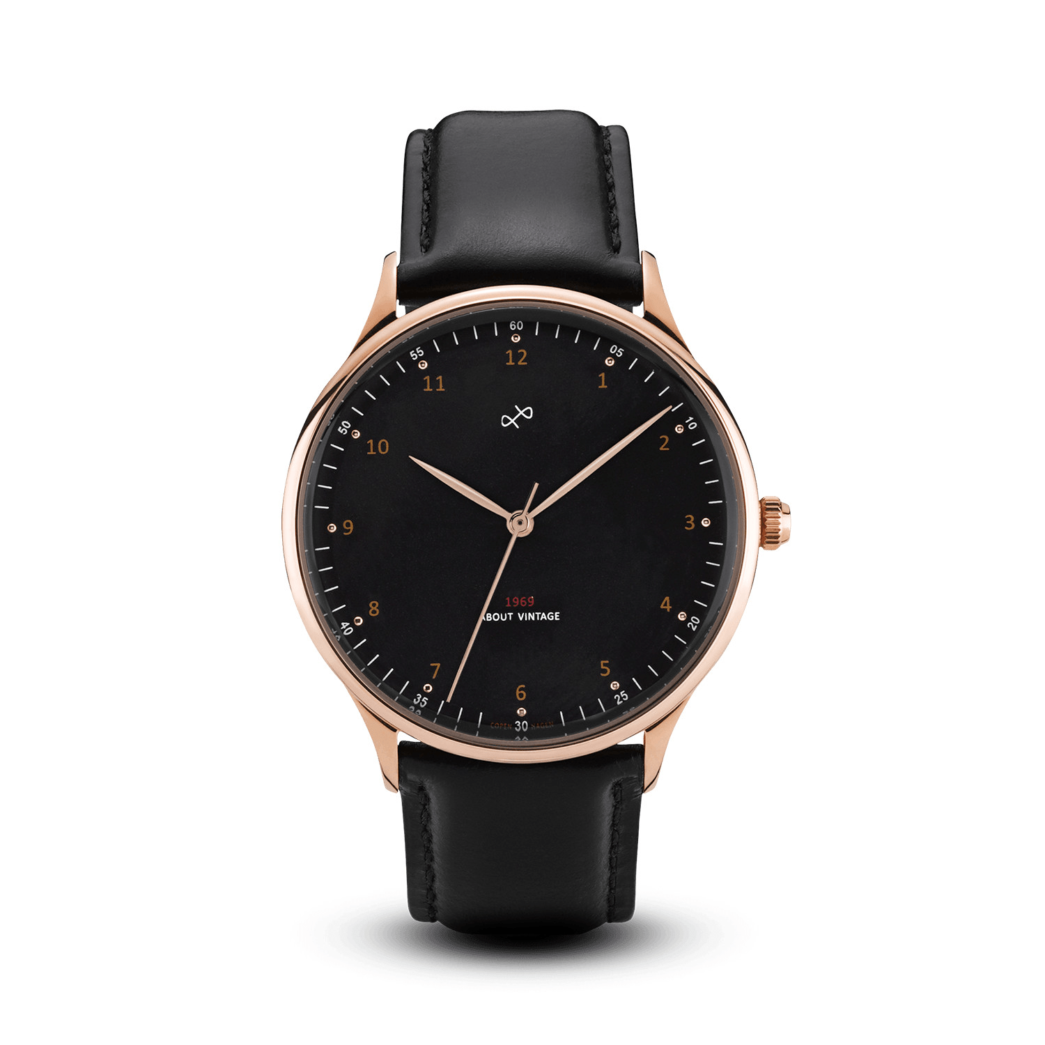 Billede af About Vintage 1969 Vintage, Rose Gold / Black 36mm Quartz