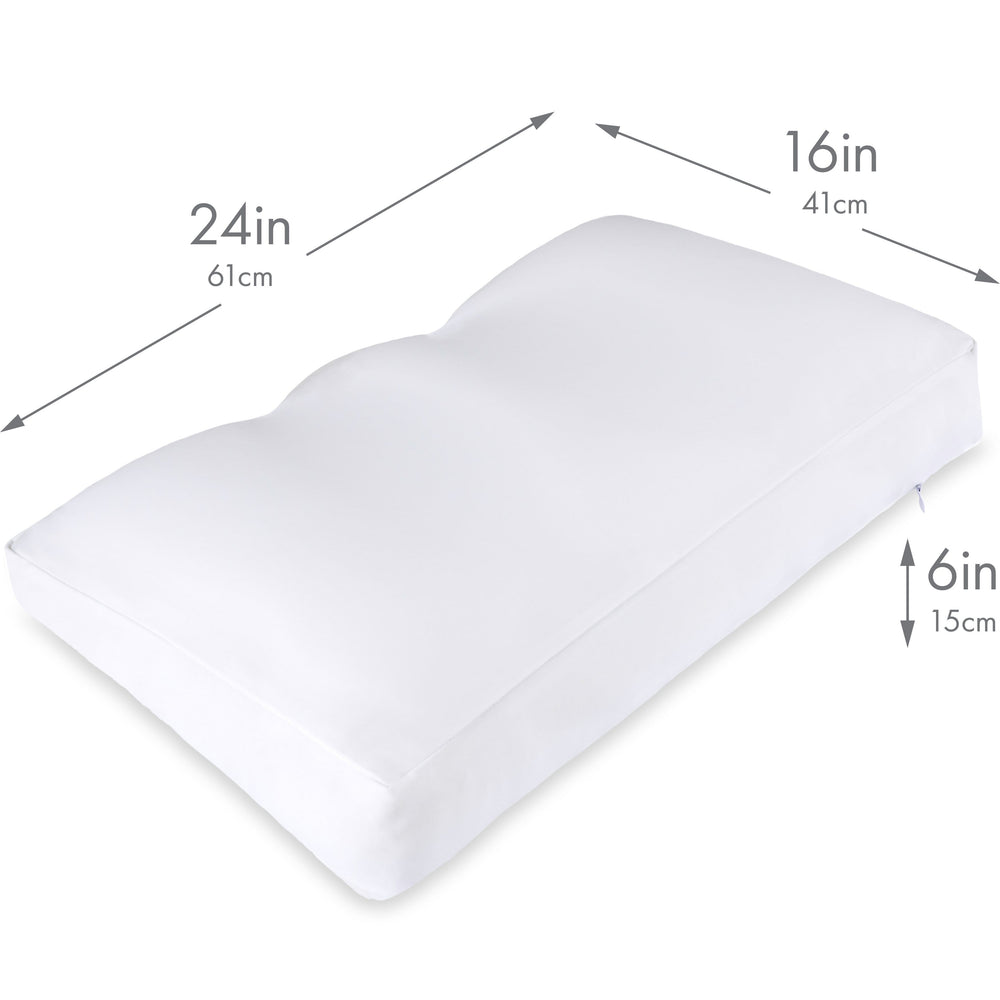 Premium Microbead Bed Pillow, Large Extra Fluffy But Supportive - Ultr ...