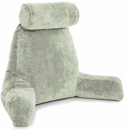 Husband Pillow Big Bedrest Reading & Support Bed Backrest with Arms - -  HitNotion