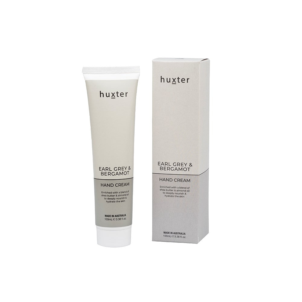 Early Grey & Bergamot Pale Grey Hand Cream 100ml | Huxter