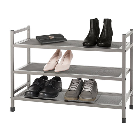 stackable metal shoe rack