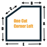 How To Measure a One Cut Corner Left Hot Tub Cover