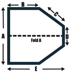 Two Cut Corner Left Fold A