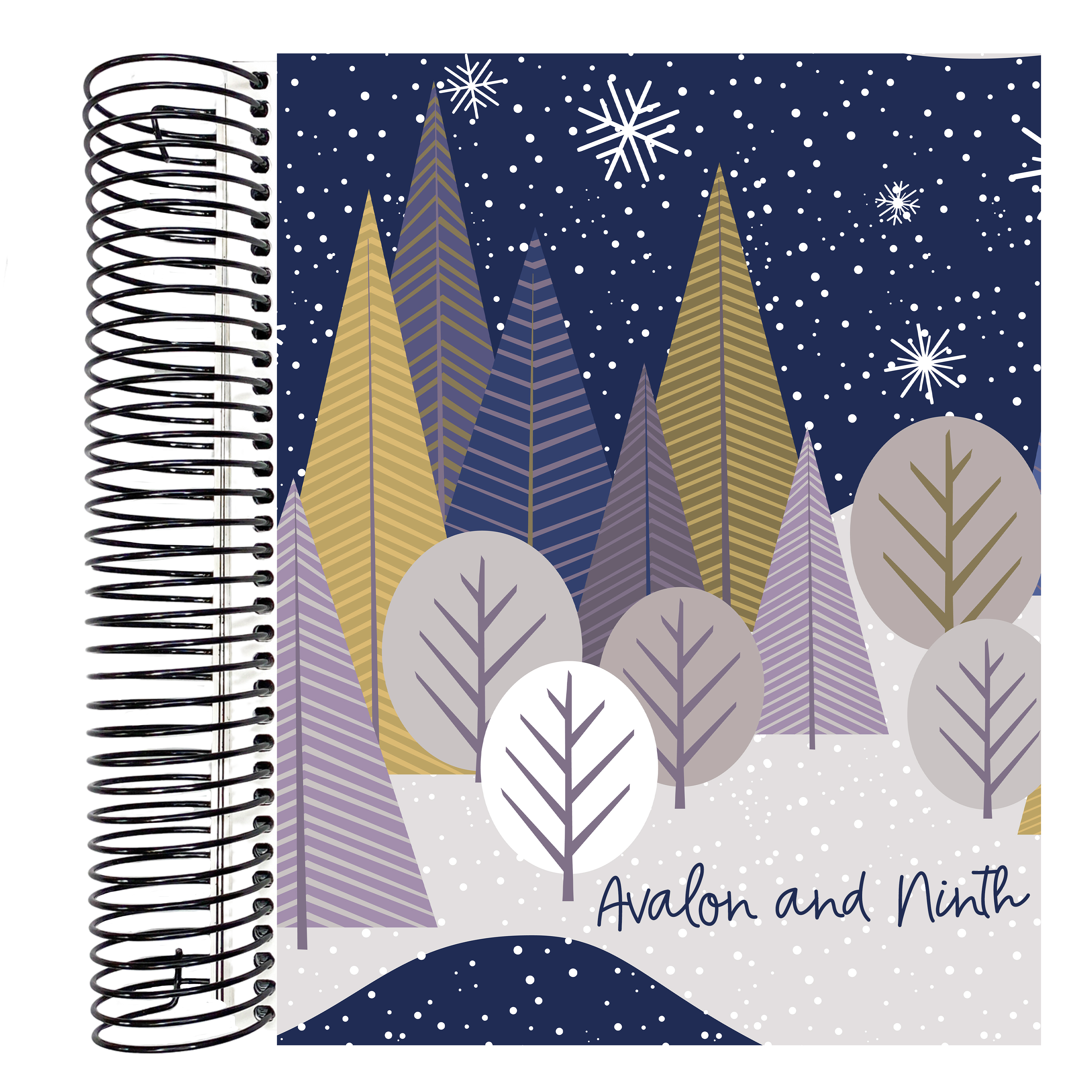 Winter Trees - 7x9 Academic Planner