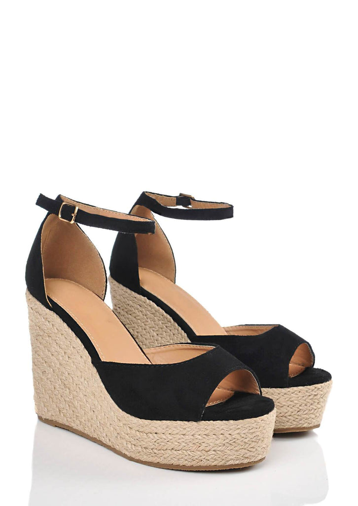 wide fit closed toe wedges