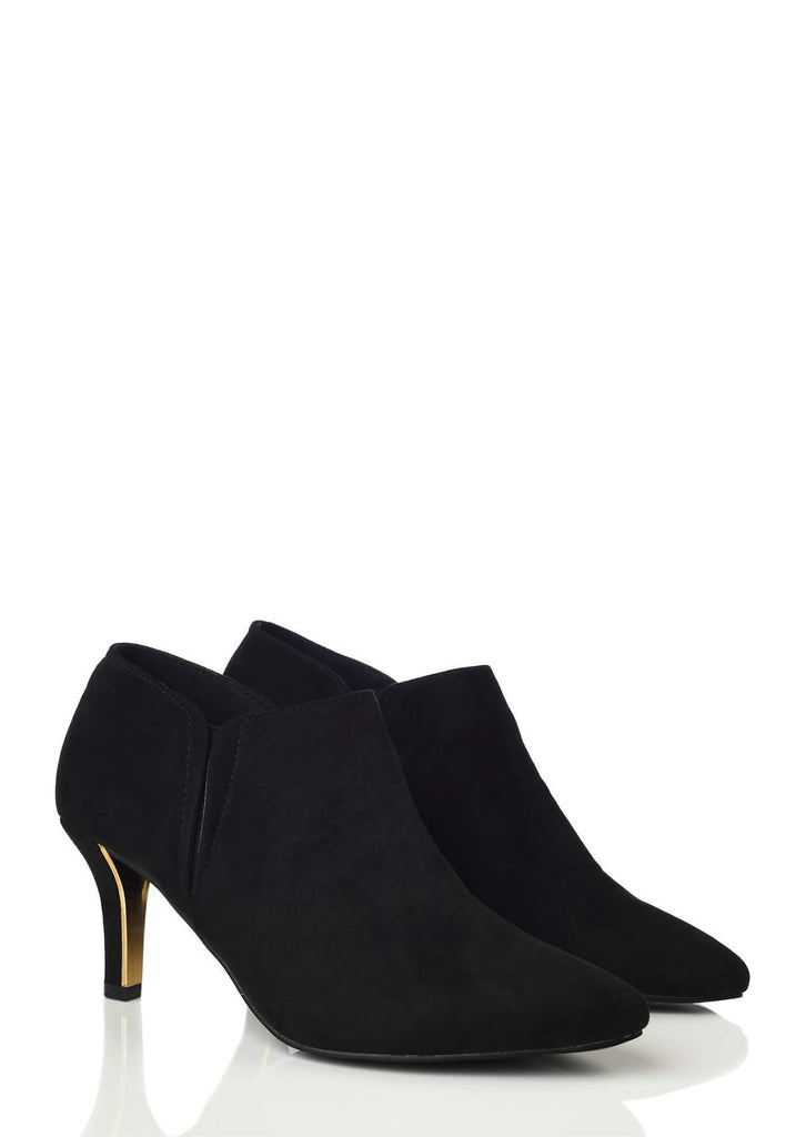 wide fit heeled ankle boots