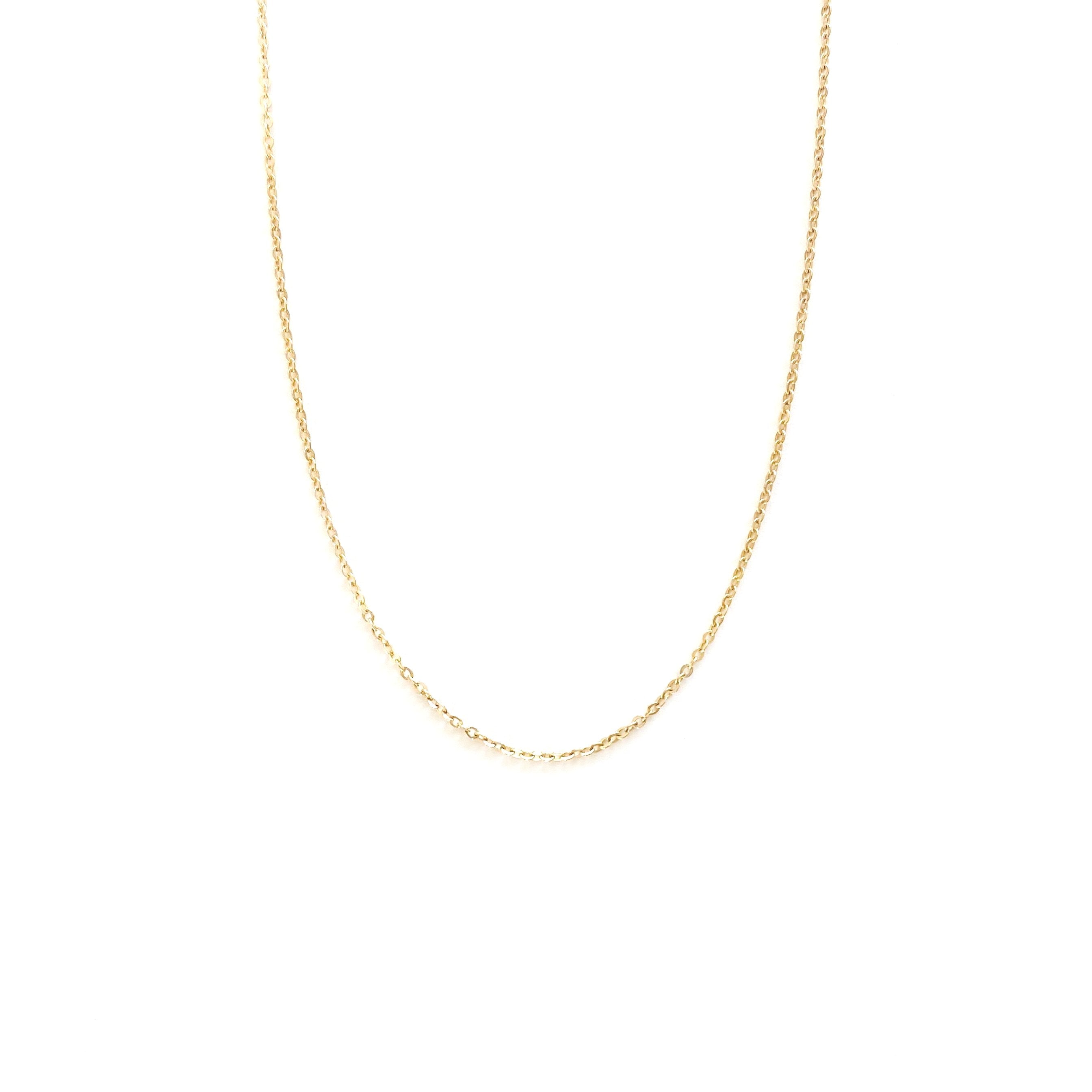 Thin Chain Necklace 18" - Gold Fill