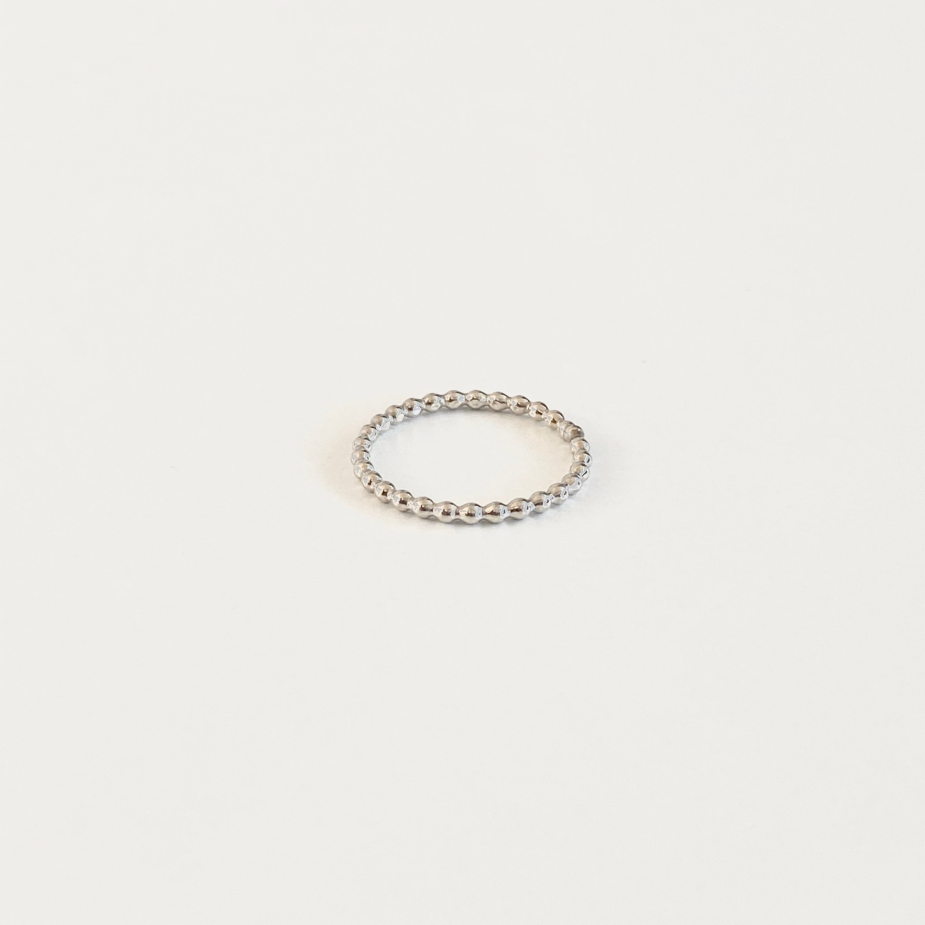 Bead Ring - Sterling Silver