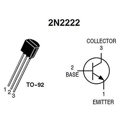 2n2222 transistor three color led flasher