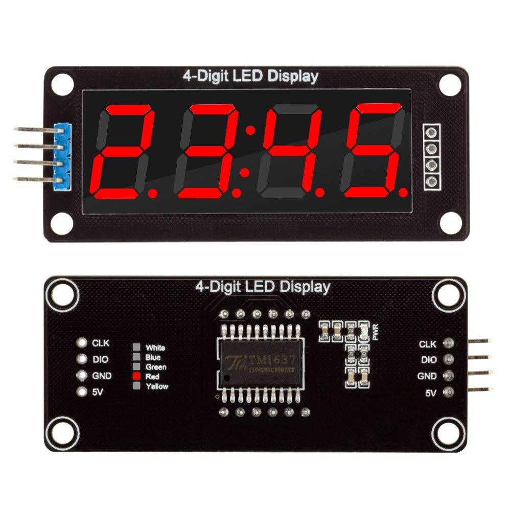 4 Digit Led 7 Segment Display Module Tm1637 Voltaat 6507