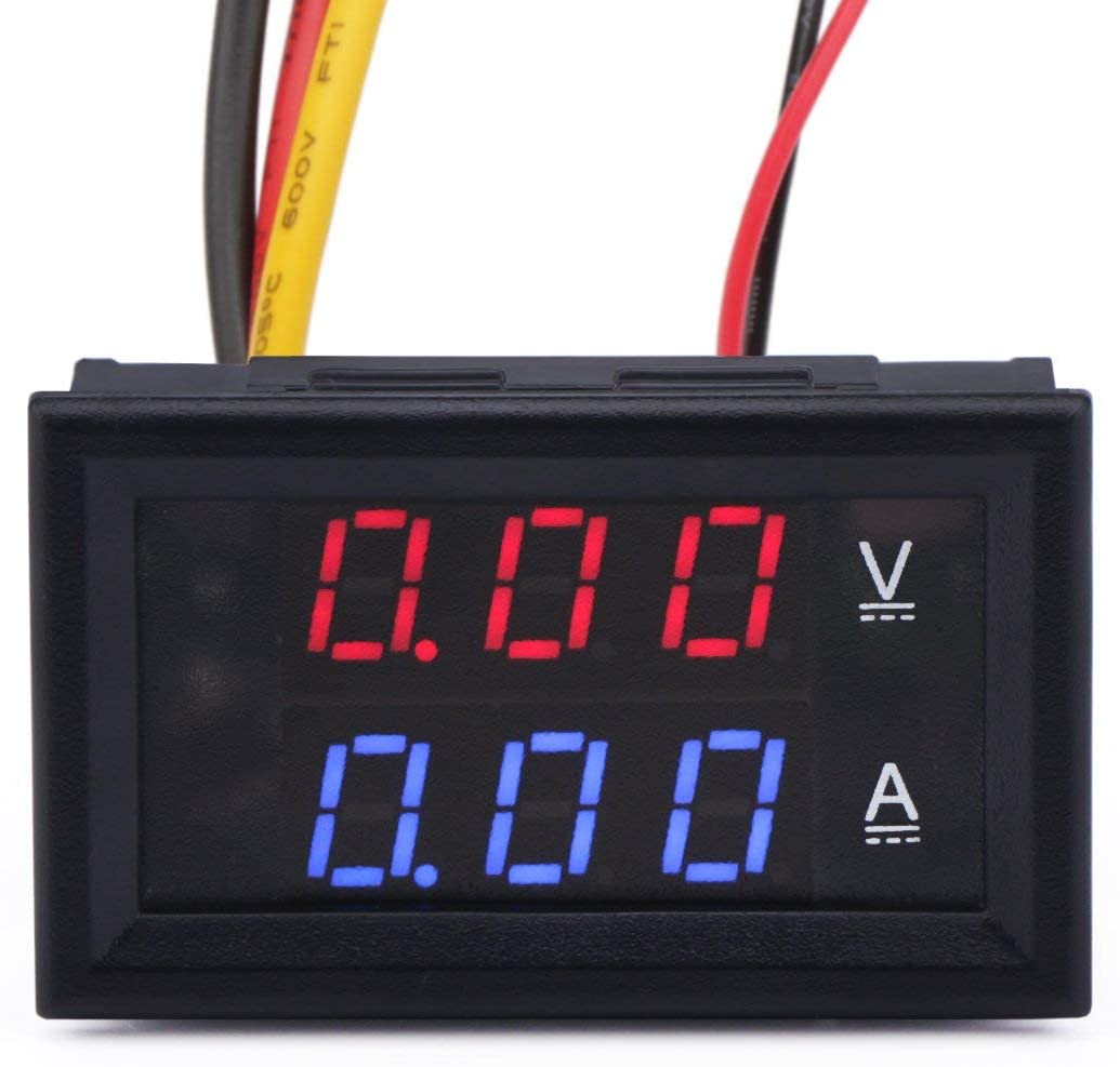 Dual Digital Voltmeter Ammeter 100v10a Dc Voltaat 