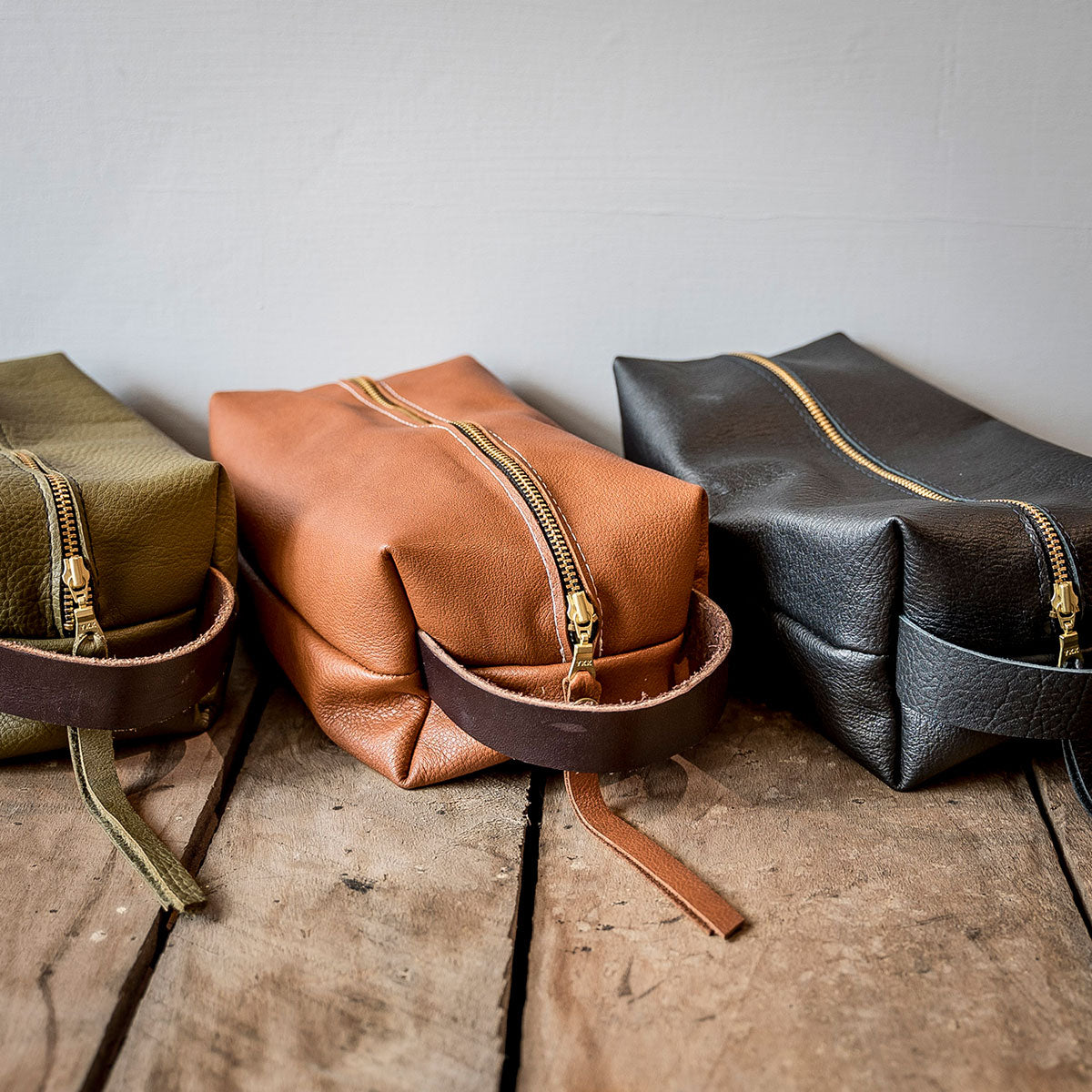 Leather Dopp Kit