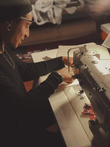 Franco - In-house stitch man at Venn + Maker