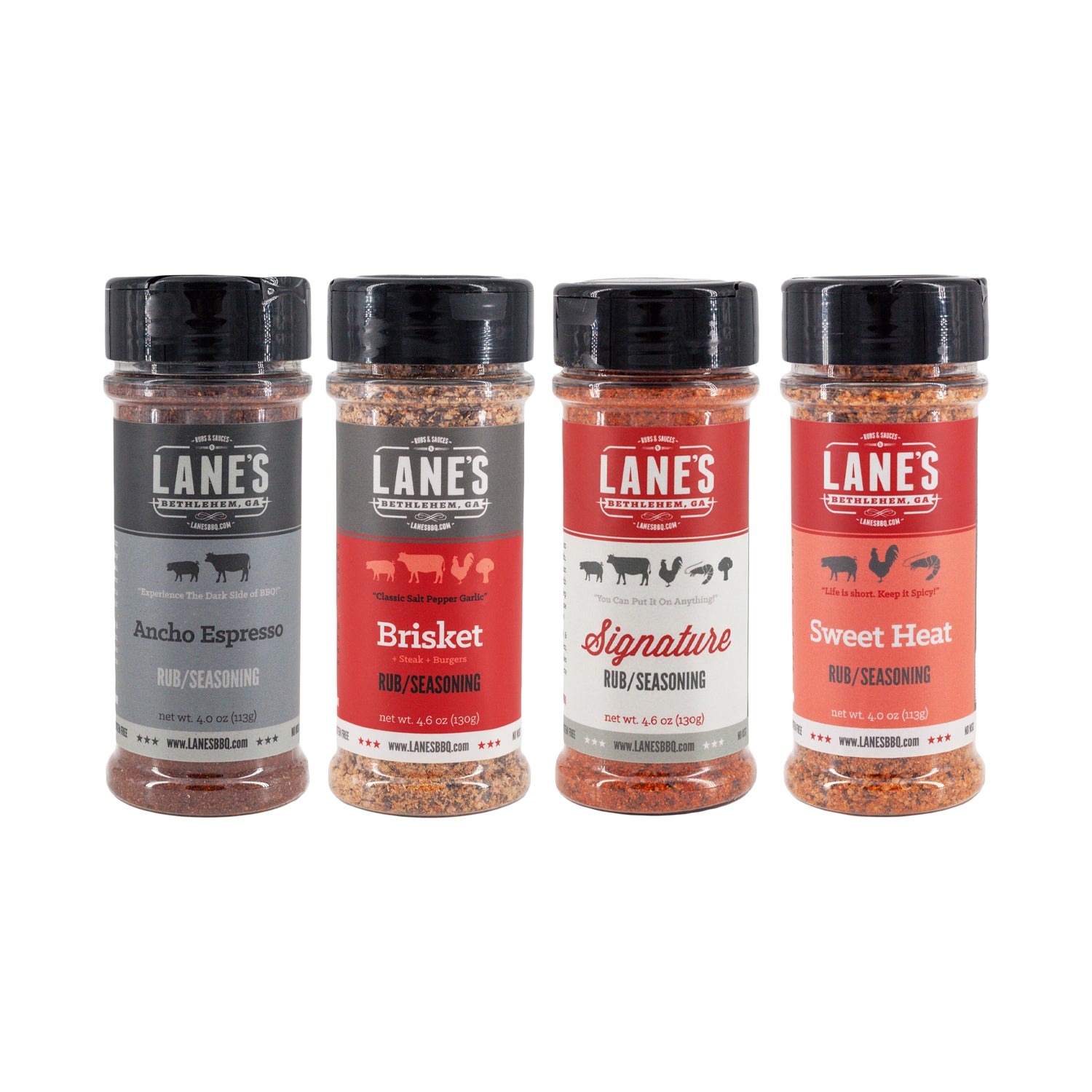 Most Popular Rub Set, 8 Rubs, Seasonings