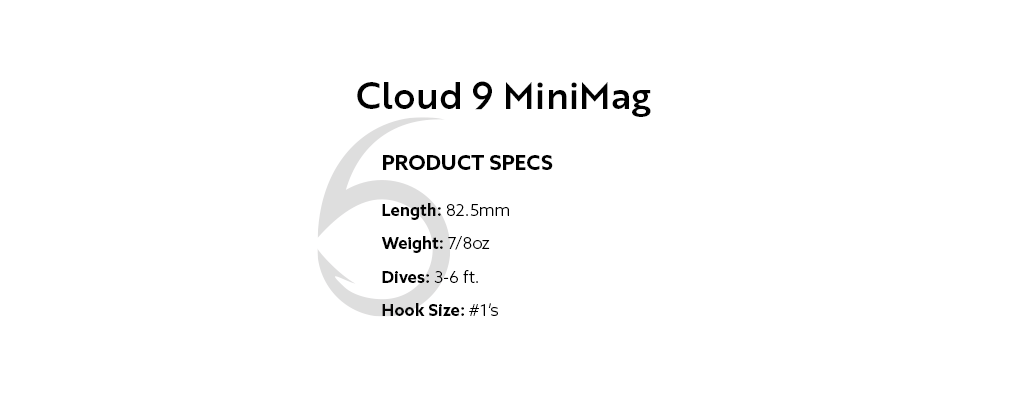 6th Sense Fishing - Cloud 9 MiniMag Squarebill Crankbait