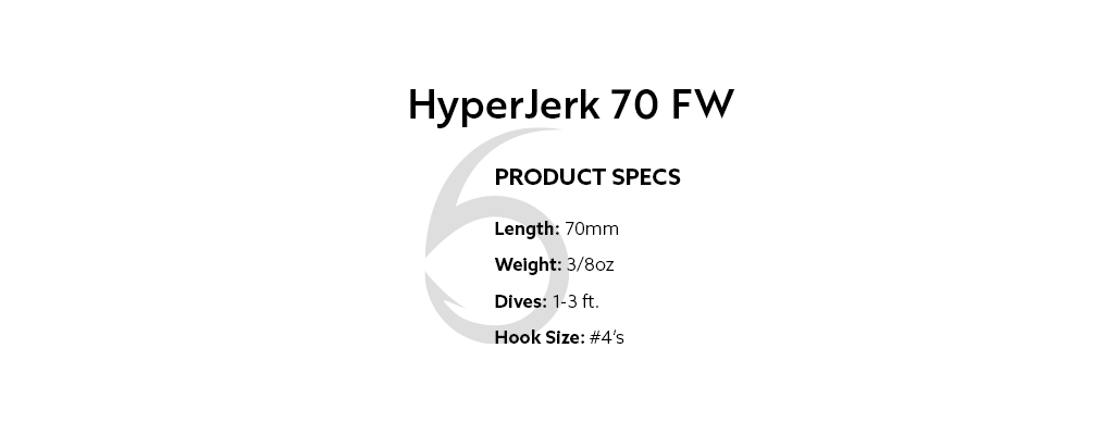 6th Sense Fishing - HyperJerk 70 FW (Freshwater)