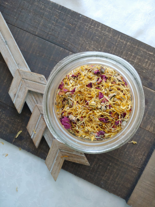 Calendula + Rose Bath Tea ll Mama + Baby Bath Tea