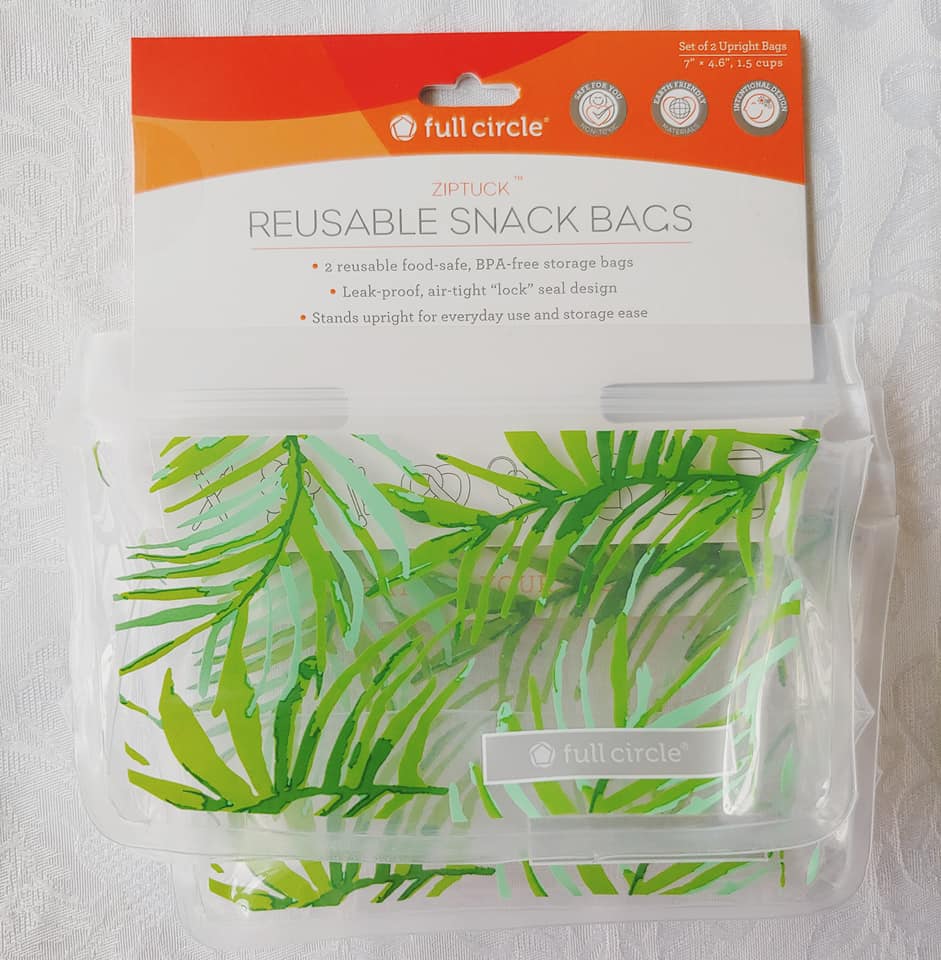 Full Circle Ziptuck Snack Bags, Reusable