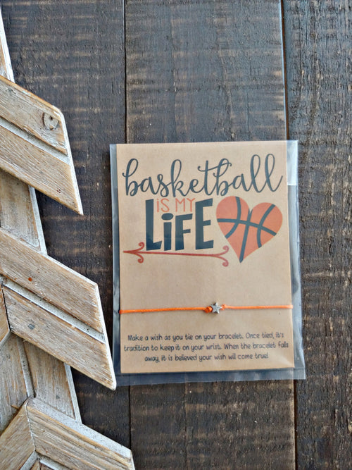 Basketball Wristlet ll Bracelet