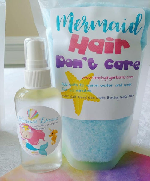 Mermaid Dreams Pillow Spray + Bath Salts