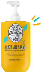 Gel de ducha en crema hidratante Brazilian 4Play 385 ml de Sol De
