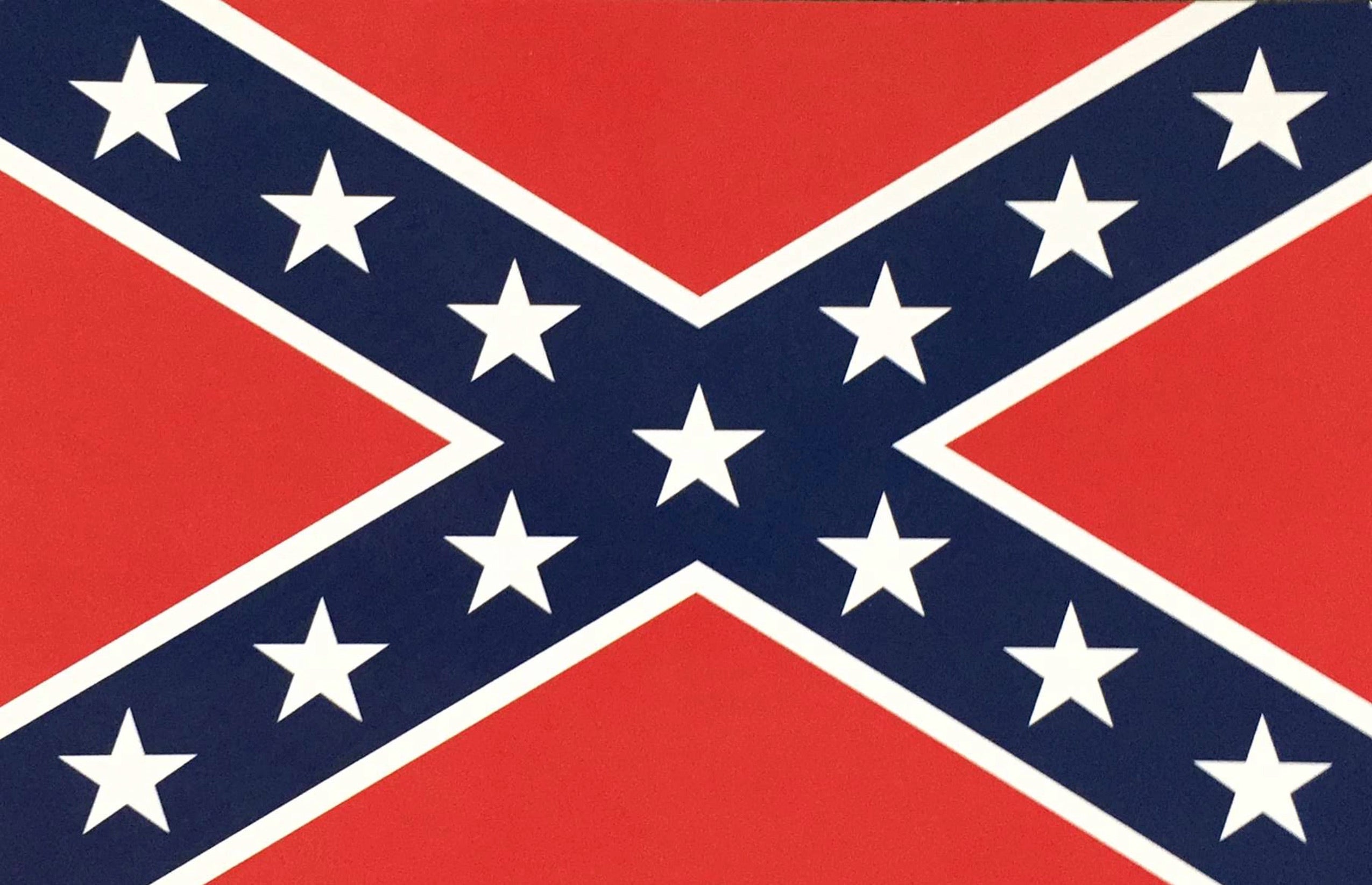 Postcard Confederate Flag