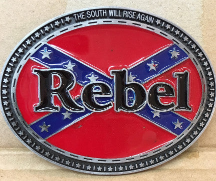 Rebel Confederate Belt Buckle 