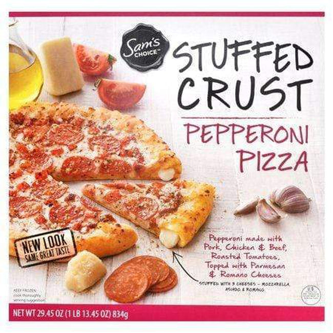 Sam's Choice Stuffed Crust Pepperoni Pizza,  Oz — EasyBins