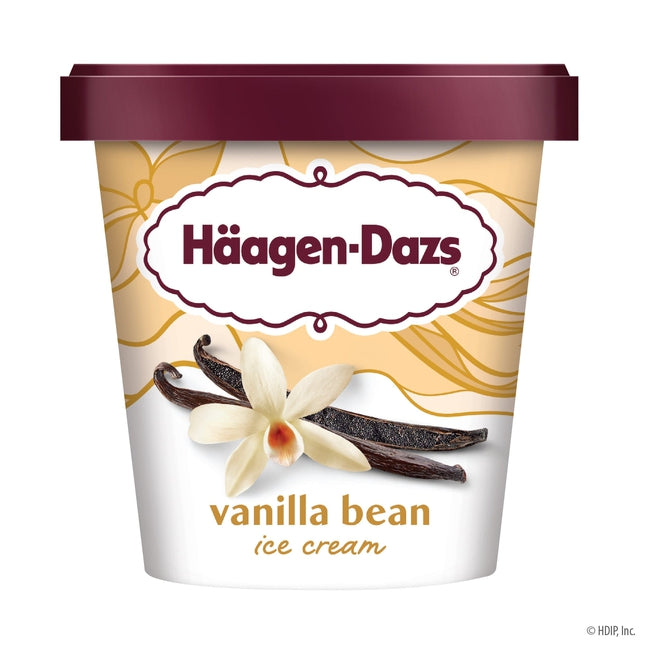 Häagen-Dazs Haagen Dazs Vanilla Bean Ice Cream, 14Oz — EasyBins
