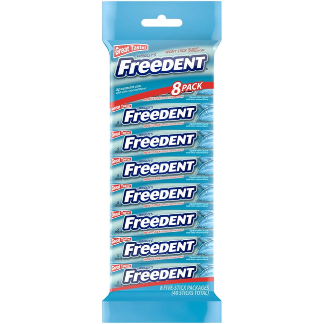 Halloween laten we het doen Manifesteren Wrigley's Freedent Spearmint Bulk Chewing Gum 8Pk — EasyBins