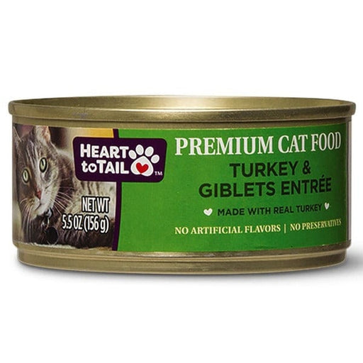 Heart To Tail Turkey And Giblets Canned Cat Food — EasyBins