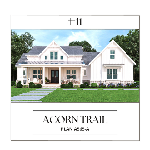 Acorn Trail House Top Selling Floor Plan Archival Designs