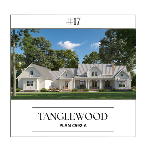 Tanglewood House Best Selling Floor Plan Archival Designs