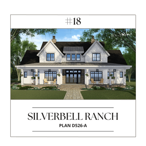 Silverbell Ranch House Plan Archival Designs Architectural Floor Plans