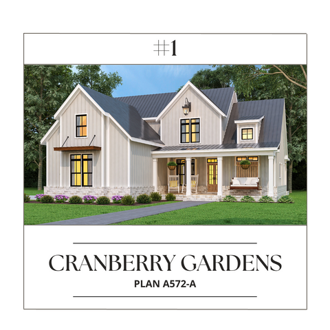 Cranberry Gardens House Plan / Best Selling Floor Plan / Archival Designs