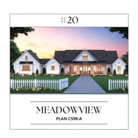 Meadowview Best Selling Ranch Floor Plan Archival Designs