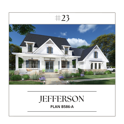 jefferson house plan best selling farmhouse archival designs