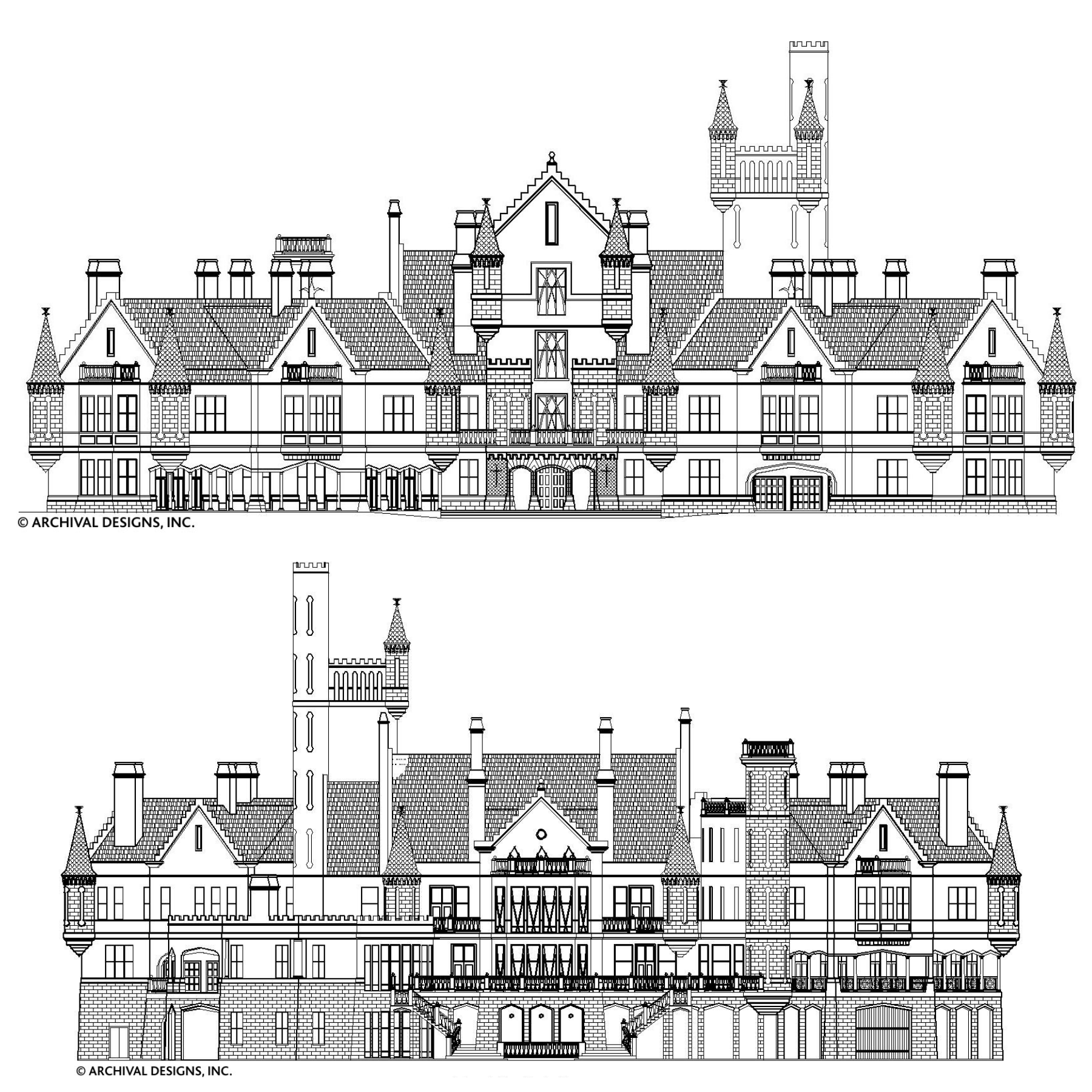 Balmoral Castle / Archival Designs / Elevations