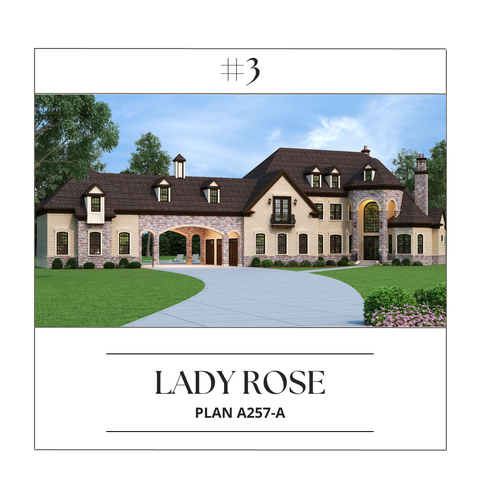 Lady Rose House Plan / Best Selling Floor Plan / Archival Designs