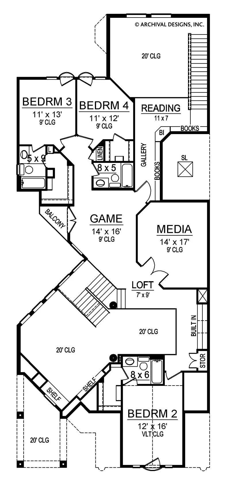 Arcadia Bluff Tuscan House Plans Narrow Floor Plans