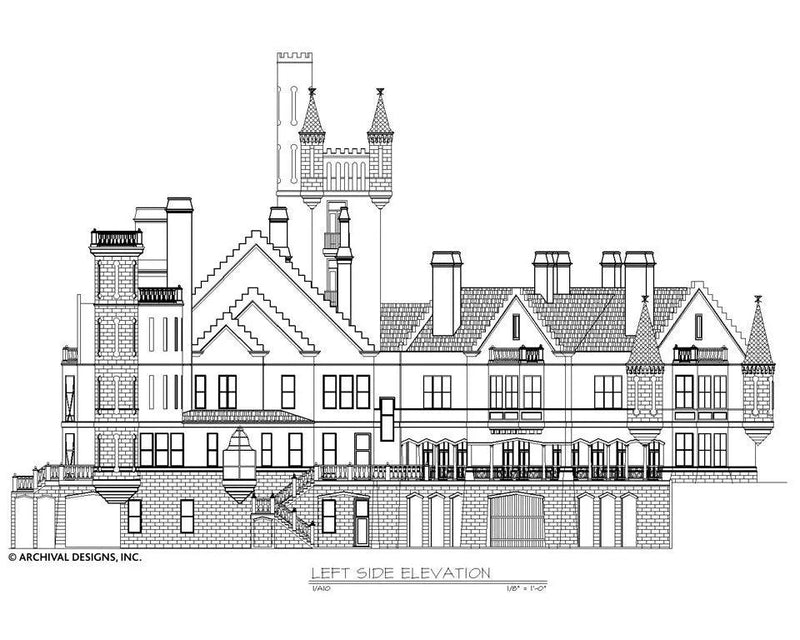  Balmoral  Castle Plans  Luxury Home  Plans  Archival Designs