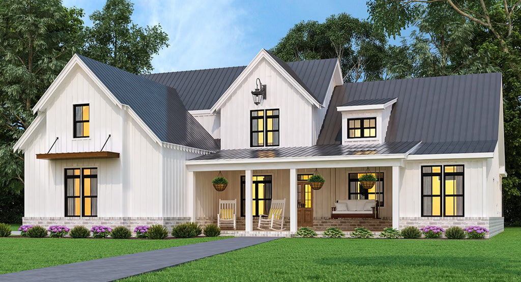 ranch style houses with wrap around porch