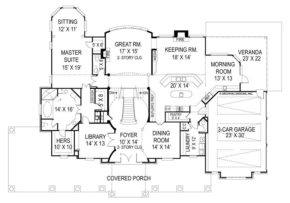 Chateau De Le Ravinere, Mansion House Plans